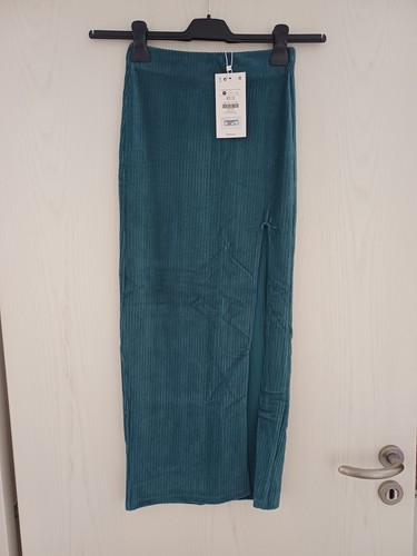 Bershka kordrock teal mit - kordrock,