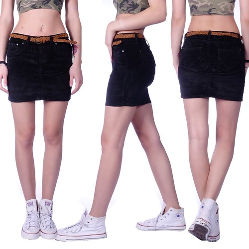 Damen jeans minirock - damen,