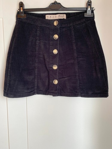 Rock minirock kord schwarz - minirock,, kord,
